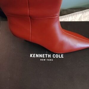 Kenneth Cole Women's Bold Red Heeled Boots